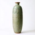 Vasi-Ceramica-16 x 16 x 42 cm-Verde salvia-Naturale