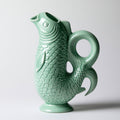 Vasi-Ceramica-18 x 12 x 34 cm-Verde menta-Marino