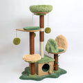 Mobili per gatti-Sisal-Legno ingegnerizzato-Tessuto-70x58x128 cm-Verde-Marrone-Beige-moderno funzionale
