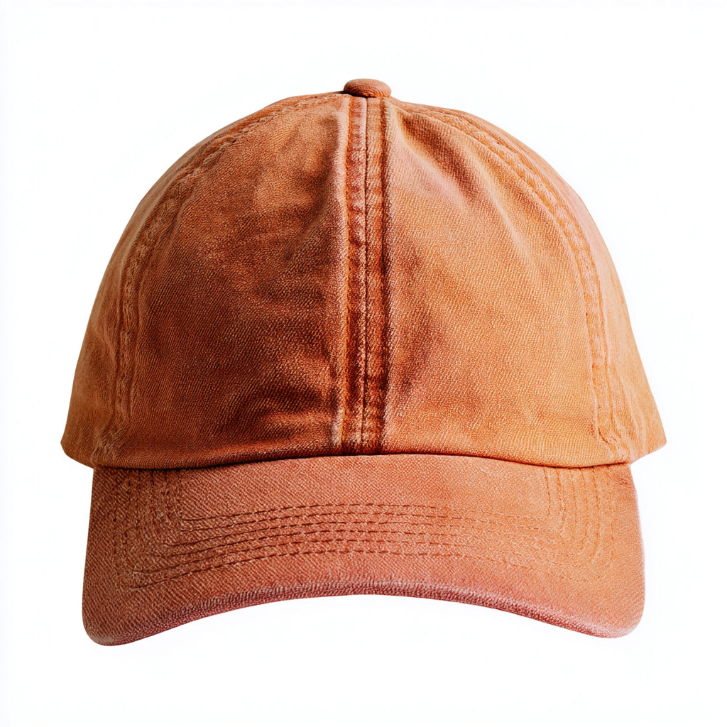 Cappellini da baseball-Cotone-28 x 18 x 12 cm-Arancione vintage-Vintage