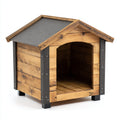 Cucce per cani - legno - 92x78x85 cm - marrone chiaro-antracite - rustico da esterno